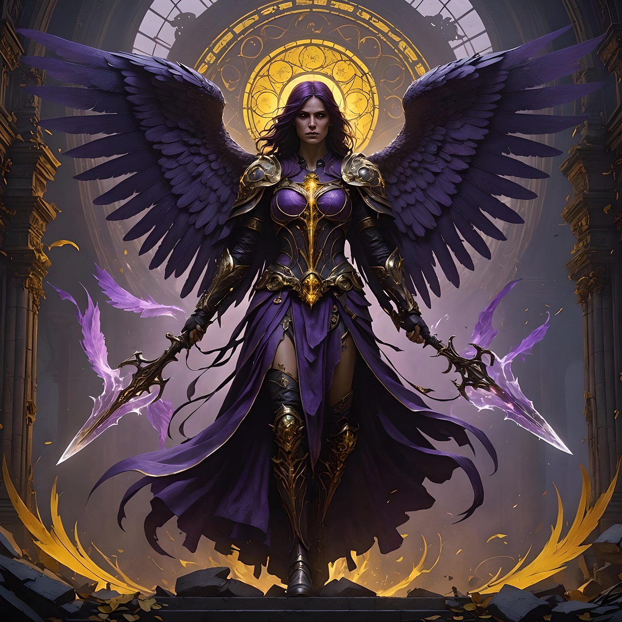Why are we depicted as angels with wings